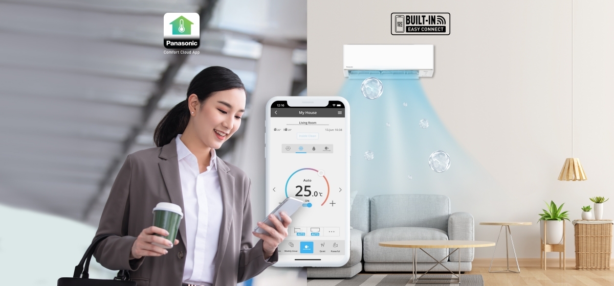 Máy lạnh Panasonic 1HP - Inverter CU/CS-RU9AKH-8